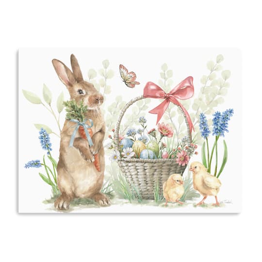 Lumaprints Hop Into Spring I Canvas Giclée Art